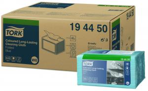 Tork (194450) Premium Färgkodad duk Blå