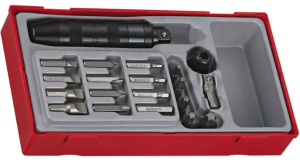Impact driver set 20 Pieces, Hexagon, Phillips, Torx