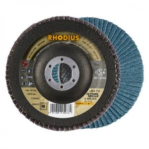 RHODIUS LSZF2 Lamellslipskiva 125x22,23 ALPHA INOX