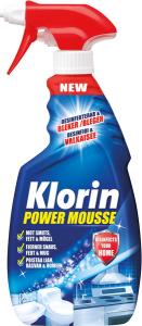 Klorin Power Mousse Desinfektionsmedel 500ml sprayflaska.