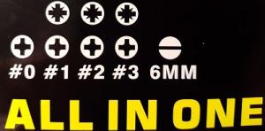 RMAC Skruvmejsel All-In-One