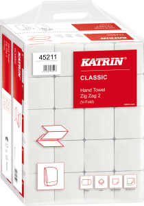 Katrin P-handuk (35298) 2-lag Classic Zig-Zag 4000/fp 20fp/pall