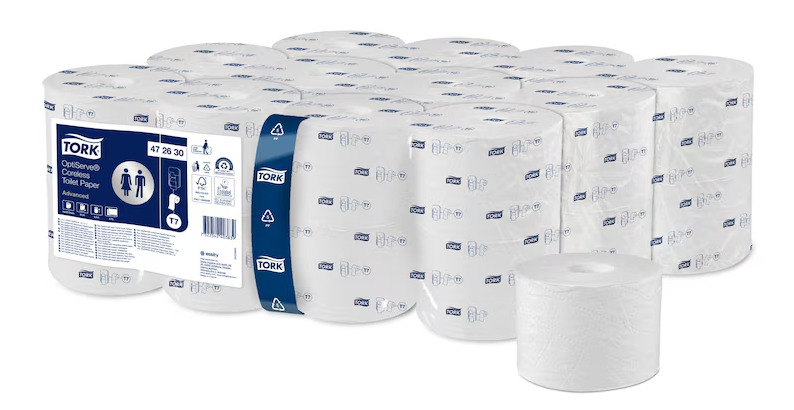 Toalettpapper (472630) Tork T7 OptiServe Coreless Advanced 2-lags 94,3m/rl