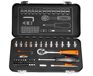 Hylsnyckel Set 1/4", 50 delar