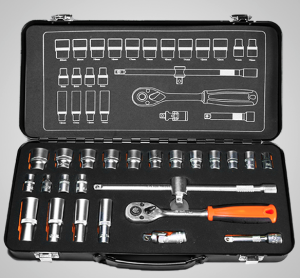 3/8” Dr.Socket Set 25 delars hysnyckelsats-Gson