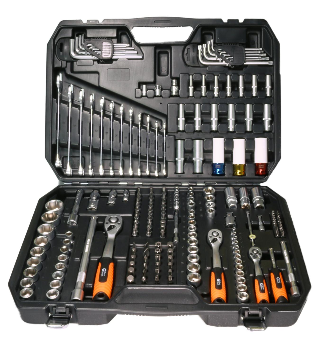 Verktygssats 1/4", 3/8" & 1/2", 176 delar