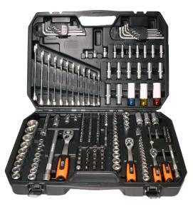 Verktygssats 1/4", 3/8" & 1/2", 176 delar