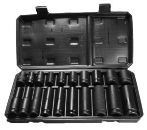 Krafthylsa Set 1/2" 20 delar