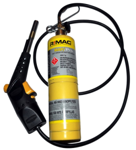 RIMAC Mapgas-slang med bälteshållare 1,5m