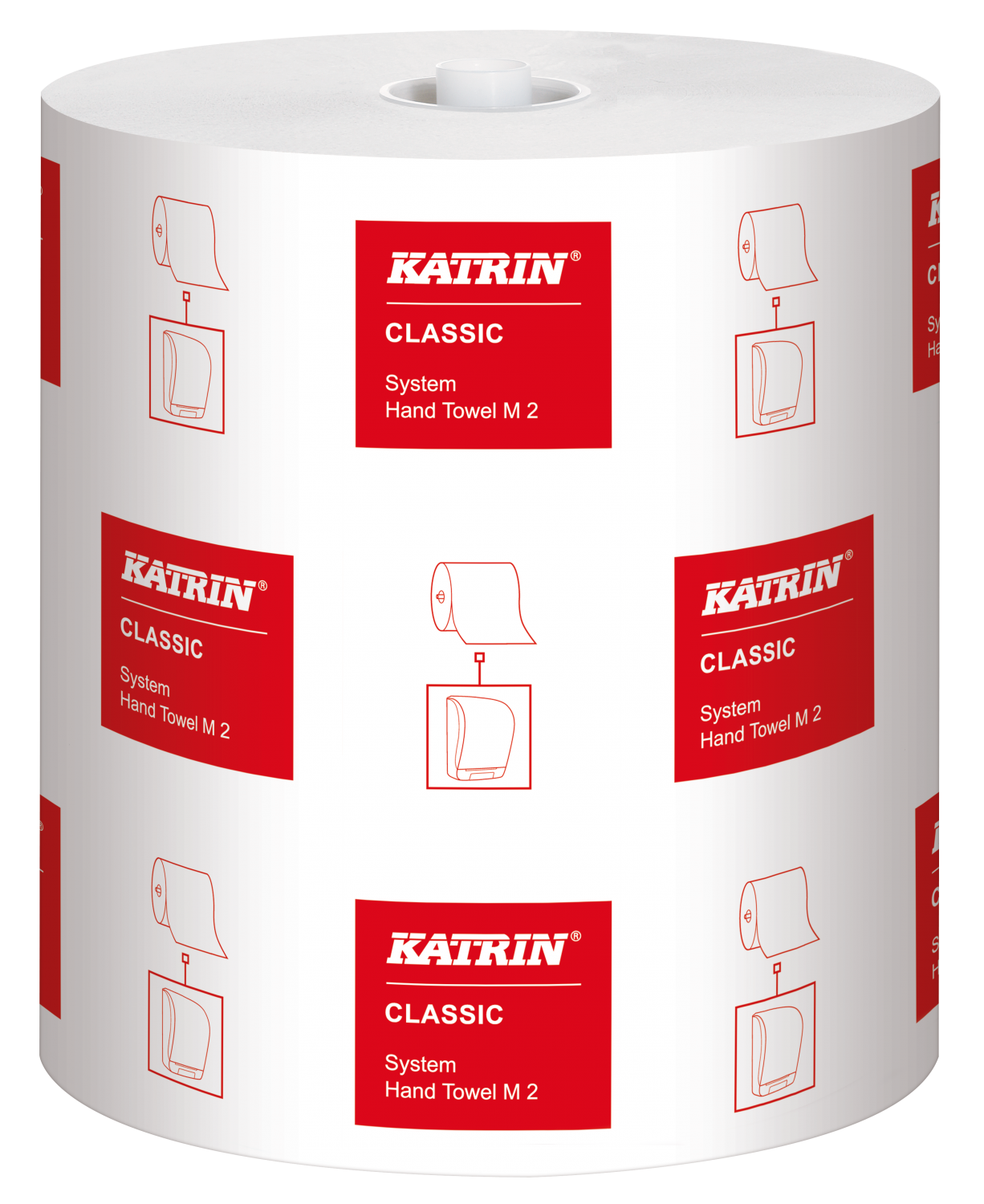 Katrin (58198) Handduk rulle system M2 170m/rl 6rl/krt
