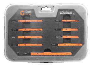 Sticksågblad Set 45 delar