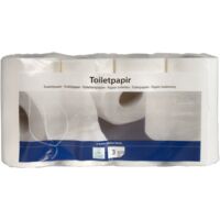 Abena Toalettpapper 3 lager, 18m x 9,5cm rulle, 64 rullar per bal