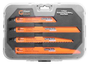 Tigersågblad Set 12 pcs