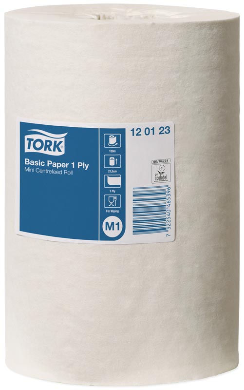 Tork Basic (120123) Papper 1-lagers, M1