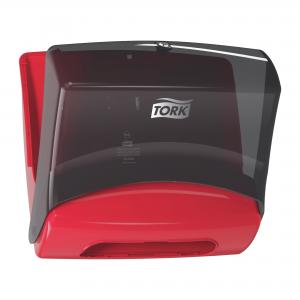 Tork (654008) Dispenser Top-Pak W4 Röd/Svart