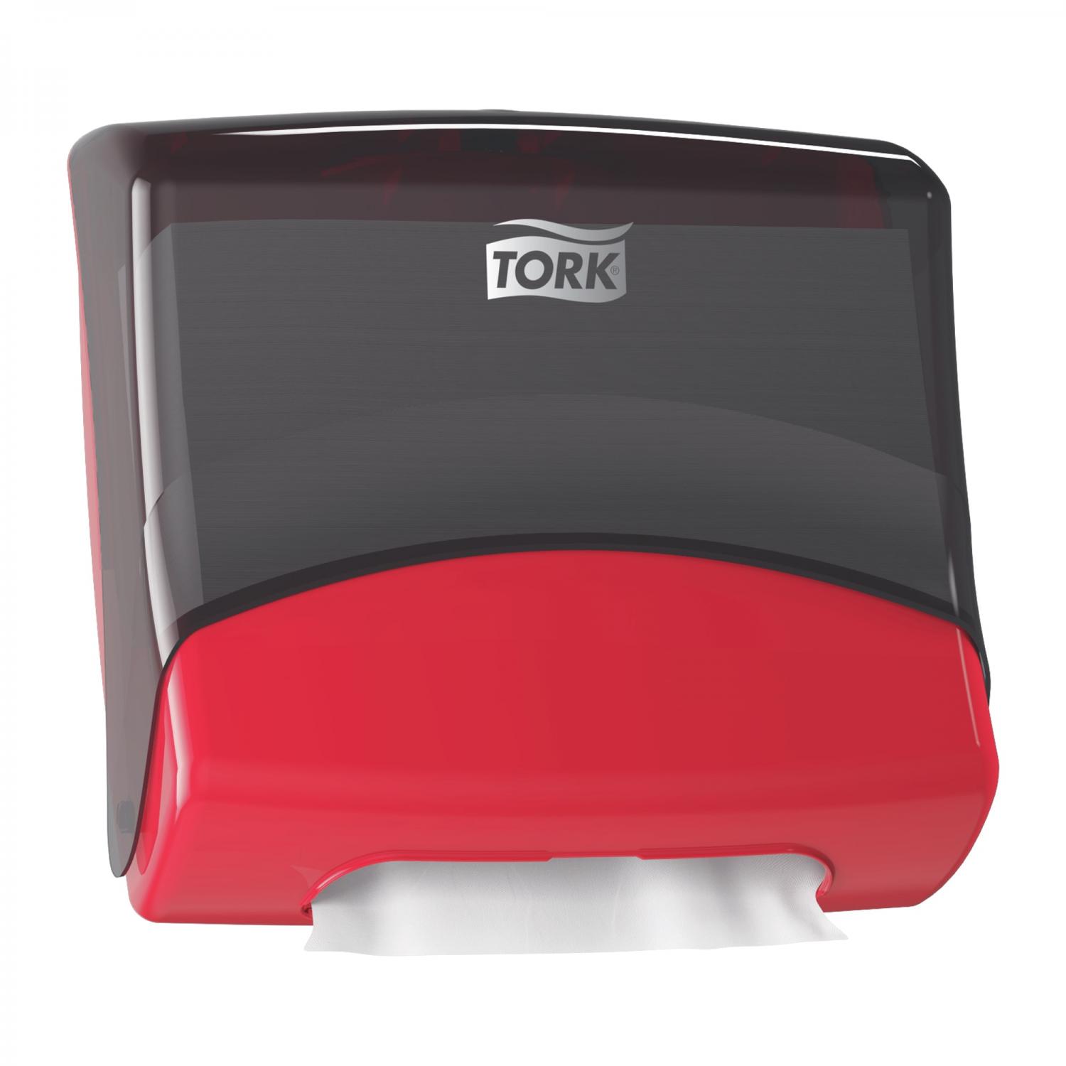 Tork (654008) Dispenser Top-Pak W4 Röd/Svart
