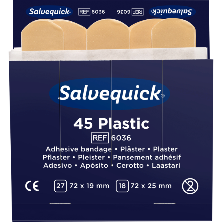 Plåster Plast (6036). Refill till Cederroth plåsterautomat och förstahjälpentavlor
