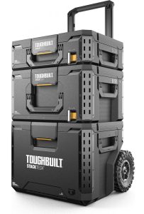 Toughbuilt Verktygslådor StackTech Startset 3 delar med hjul
