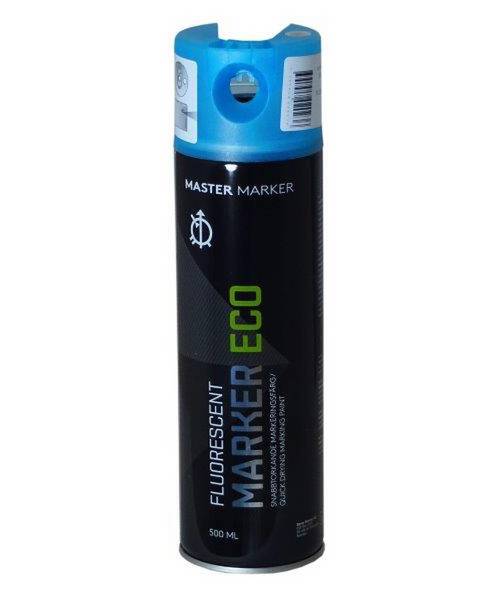 Master Marker Eco Permanent Fluorescent Blue 500ml 6st/fp