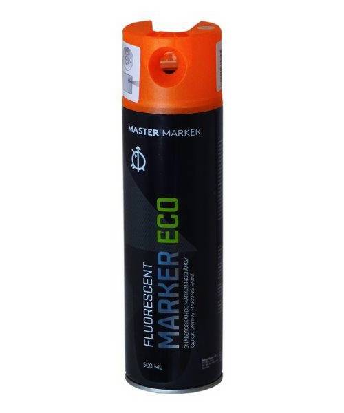 Master Marker Eco Permanent Fluorescent Orange 500ml 6st/fp