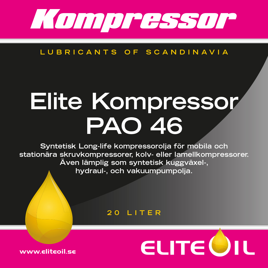 Elite Kompressorolja PAO 46 20L