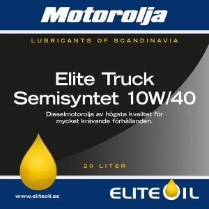 Elite Truck Semisyntet 10W/40-Elite Oil