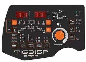 JASIC PRO TIG 315P AC/DC Pulse Multi Wave Digit...
