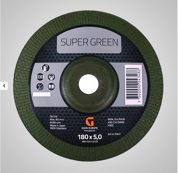Sliprondell Super Green 180x5x22.23