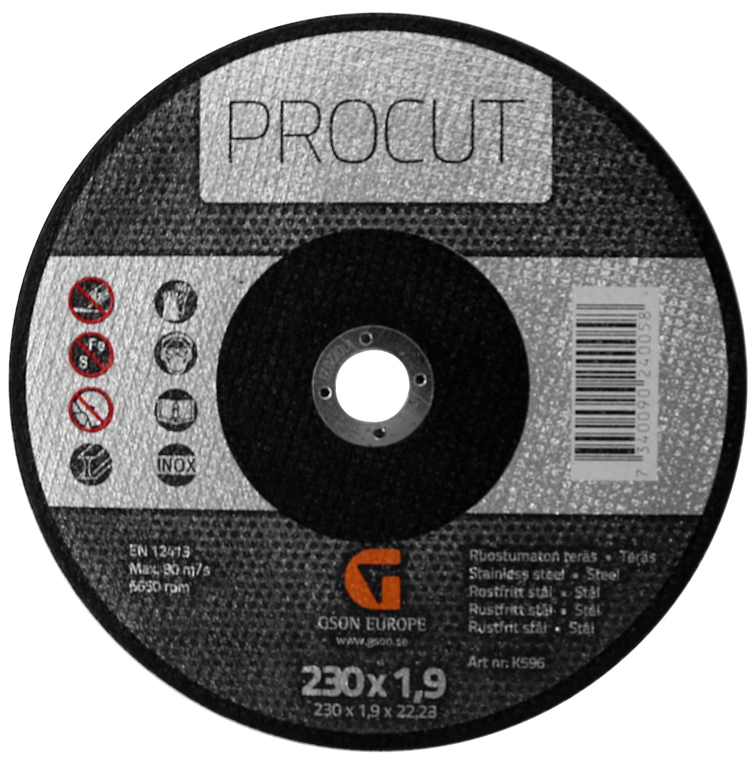Kapskiva Procut 230x1,9x22,23mm
