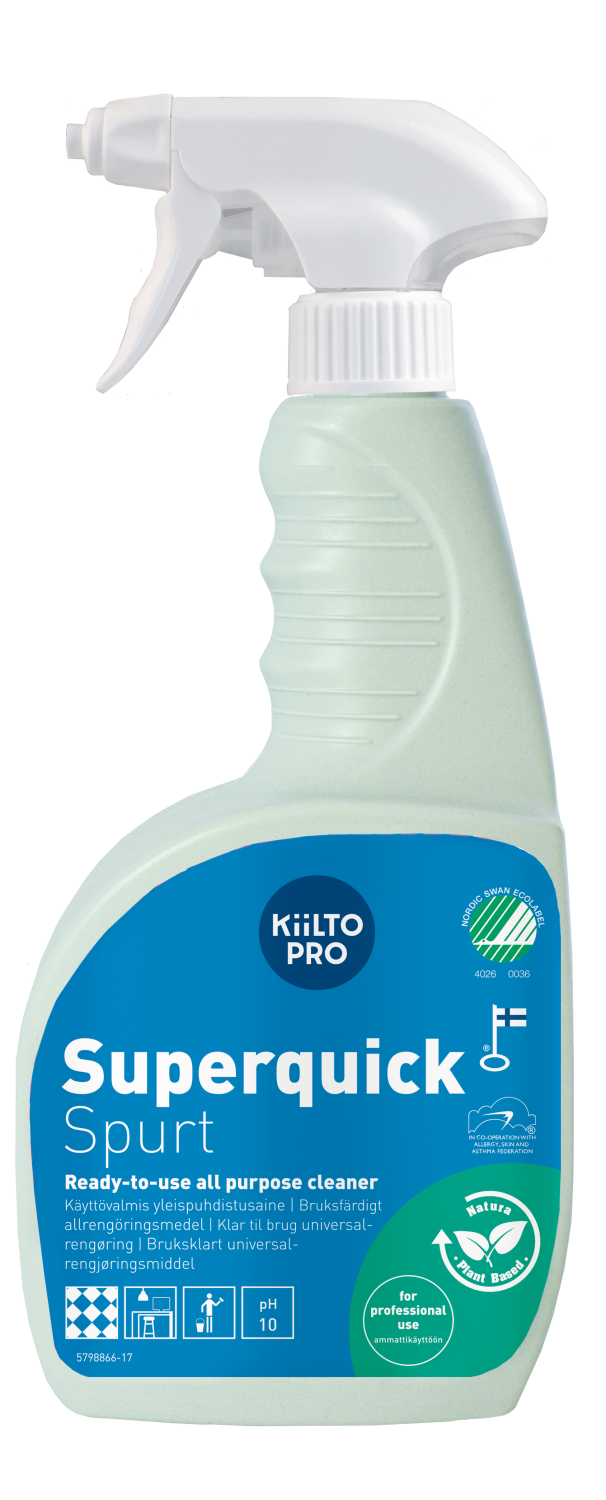 Allrengöring Kiilto Pro Superquick spurt