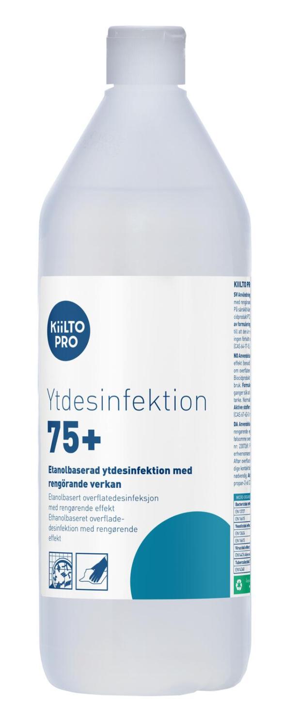Ytdesinfektion 75+ Kiiilt Pro 1L