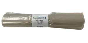 Knytsäck 125L transparent av 100% återvunnen plast, 750x1150mm