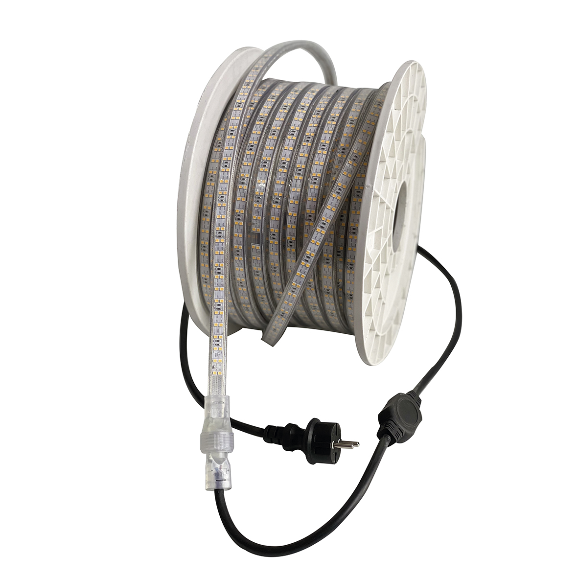 LED-slinga 50m på plastrulle, 75000 Lumen-Blue Electric