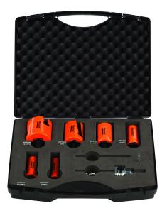 MANDREX MXqs Hole Saw Kit - Electrician - Multi...