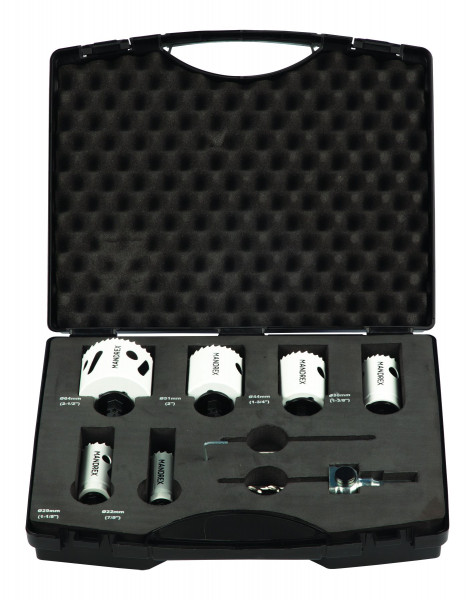 MANDREX MXqs Hole Saw Kit - Plumber - Bi-metal ...