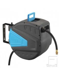 15m 1/2" slangupprullare luft/vatten slowmotion