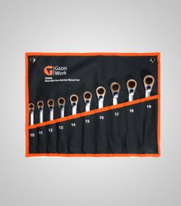 Ringspärrnyckel Omställbar Set 10-19 mm