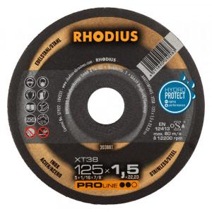 RHODIUS XT38 Kapskiva 125x1,0x22,23 (50/förp) (...