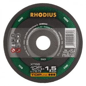 RHODIUS XT66 Kapskiva för stenmaterial samt Titan