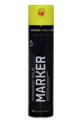 Master Marker Permanent Solid Yellow 600ml
