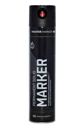 Master Marker Permanent Solid Black 600ml  6st/fp