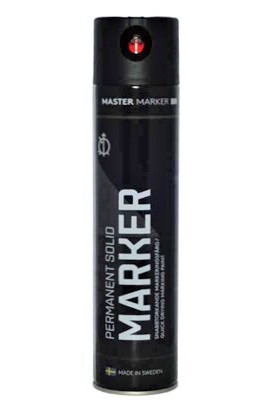 Master Marker Permanent Solid Black 600ml 6st/fp