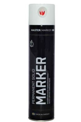 Master Marker Permanent Solid White 600ml