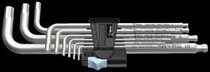 WERA 3950 PKL/9 L-KEY insex-set, Stainless