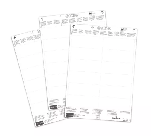 Etiketter till etiketthållare 100 x 38 mm – Vit