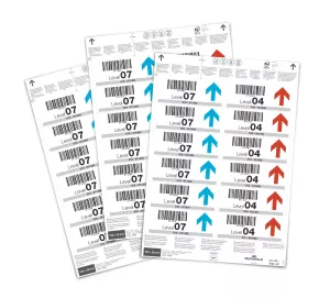 Etiketter till etiketthållare 100 x 38 mm – Vit
