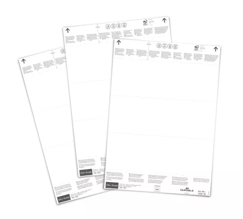 Etiketter till etiketthållare 210 x 74 mm