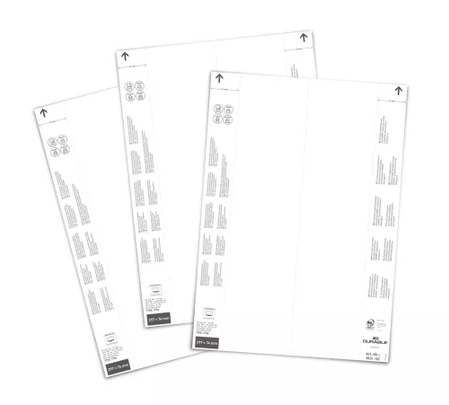 Etiketter till etiketthållare 297 x 74 mm