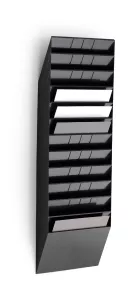 FLEXIBOXX  12 A4 liggande brochyrfack – Svart