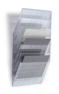 FLEXIBOXX  6 A4 liggande brochyrfack – Transparent